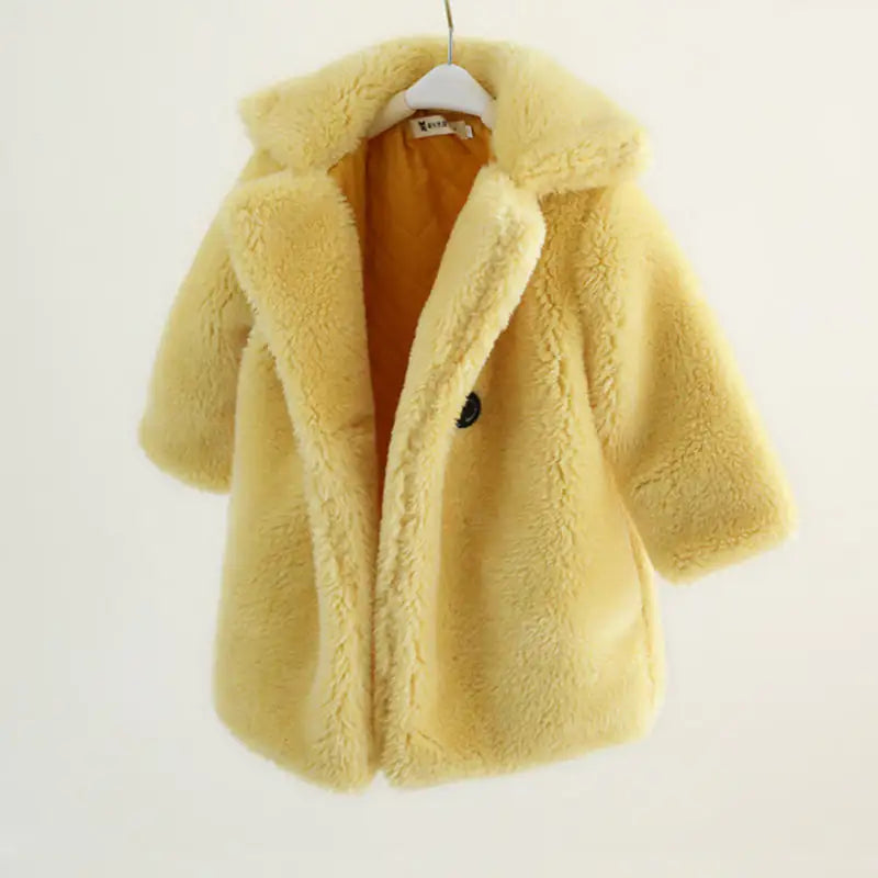 Fur Cashmere Winter Coat