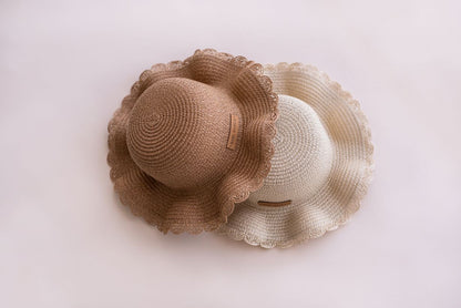 Straw Baby Hat by Babe Basics