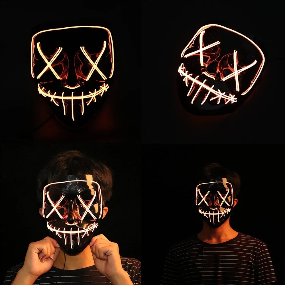 "The Purge" LED Halloween Mask