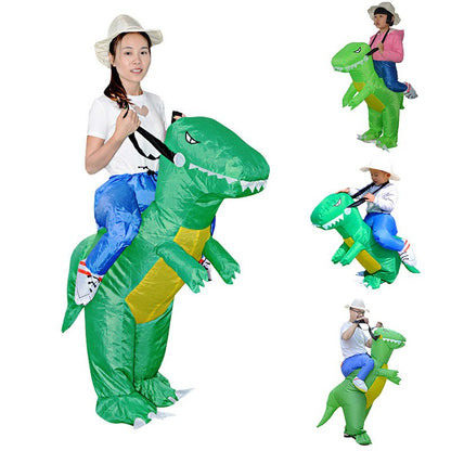 Matching Inflatable Dinosaur Rider Costume