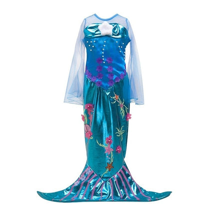 Ariel Little Mermaid Cosplay Dress