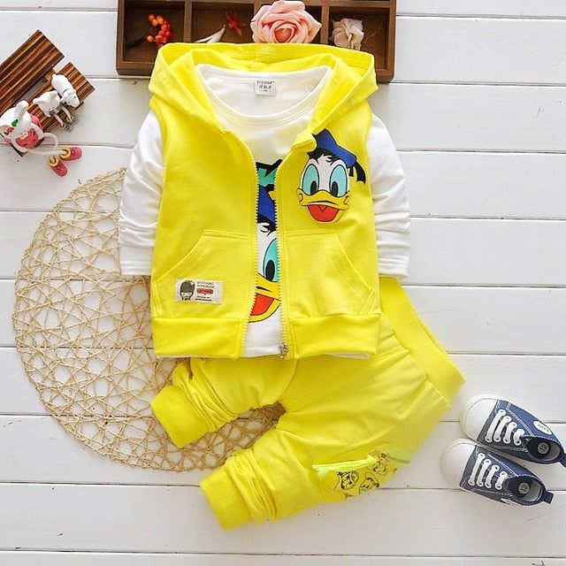 3PC Long Sleeve Donald Duck Set