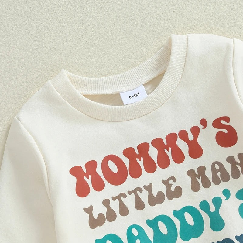 Mommy and Daddy Long-Sleeve Sweater Set