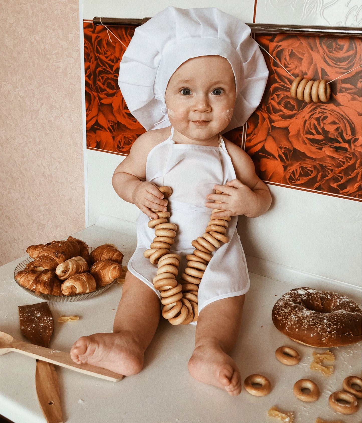 Baby Chef Costume Set