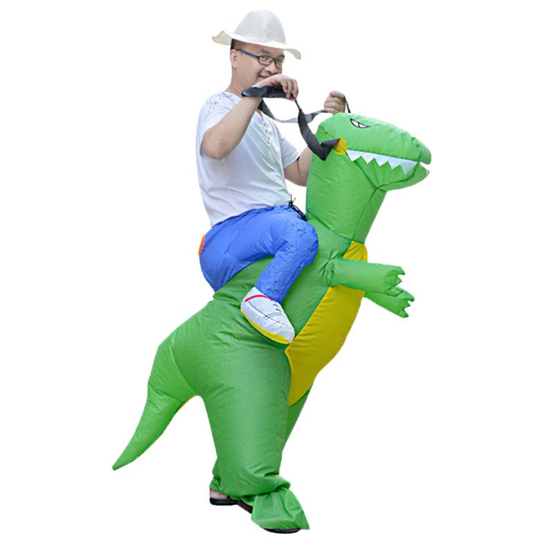 Matching Inflatable Dinosaur Rider Costume