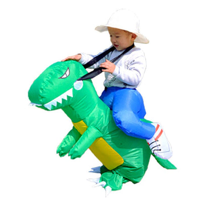 Matching Inflatable Dinosaur Rider Costume