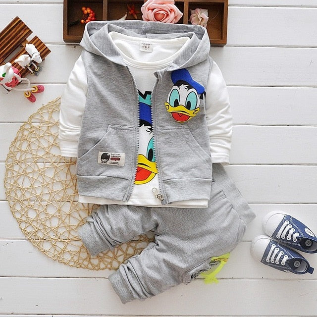 3PC Long Sleeve Donald Duck Set