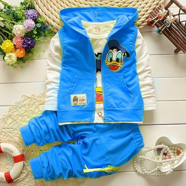 3PC Long Sleeve Donald Duck Set