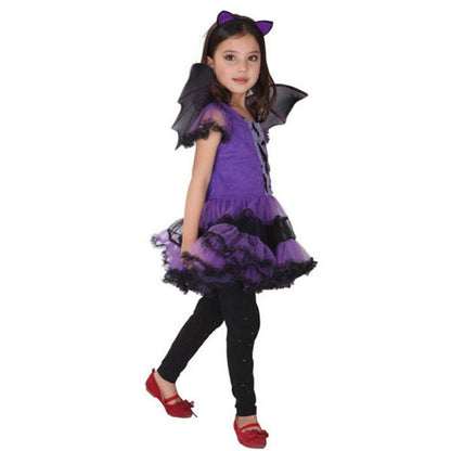 Purple Bat Girl Costume