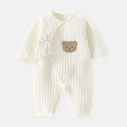 Baby Cozy Bear Long Sleeve Cotton Jumpsuit