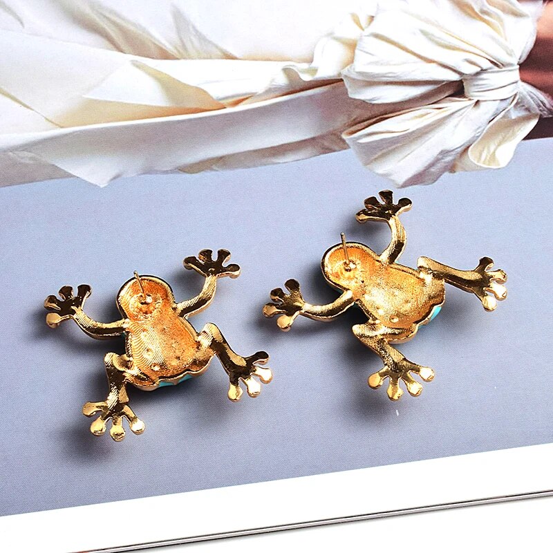 Cute Frog Stud Earrings