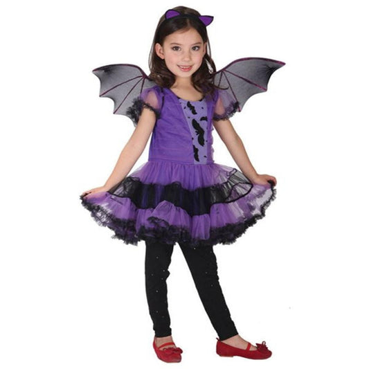 Purple Bat Girl Costume