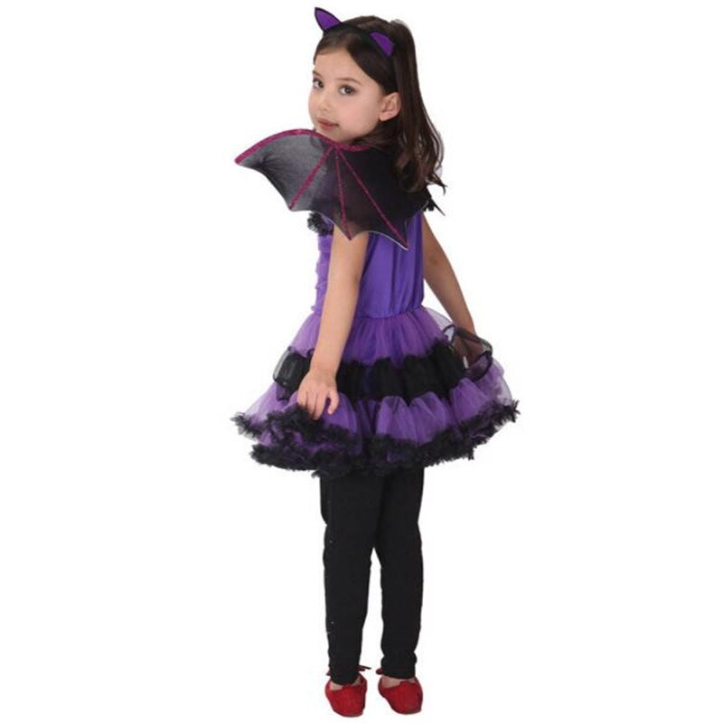 Purple Bat Girl Costume