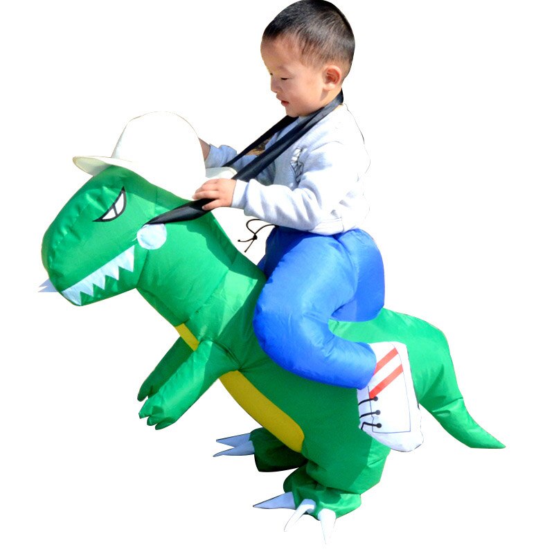 Matching Inflatable Dinosaur Rider Costume