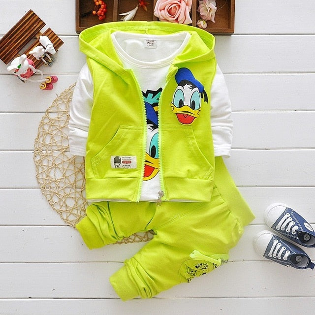 3PC Long Sleeve Donald Duck Set