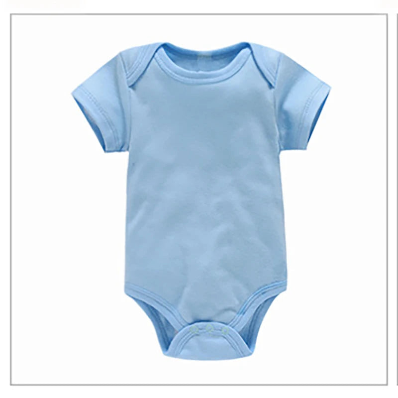 3PCS Boy/Girl Solid Cotton Bodysuit