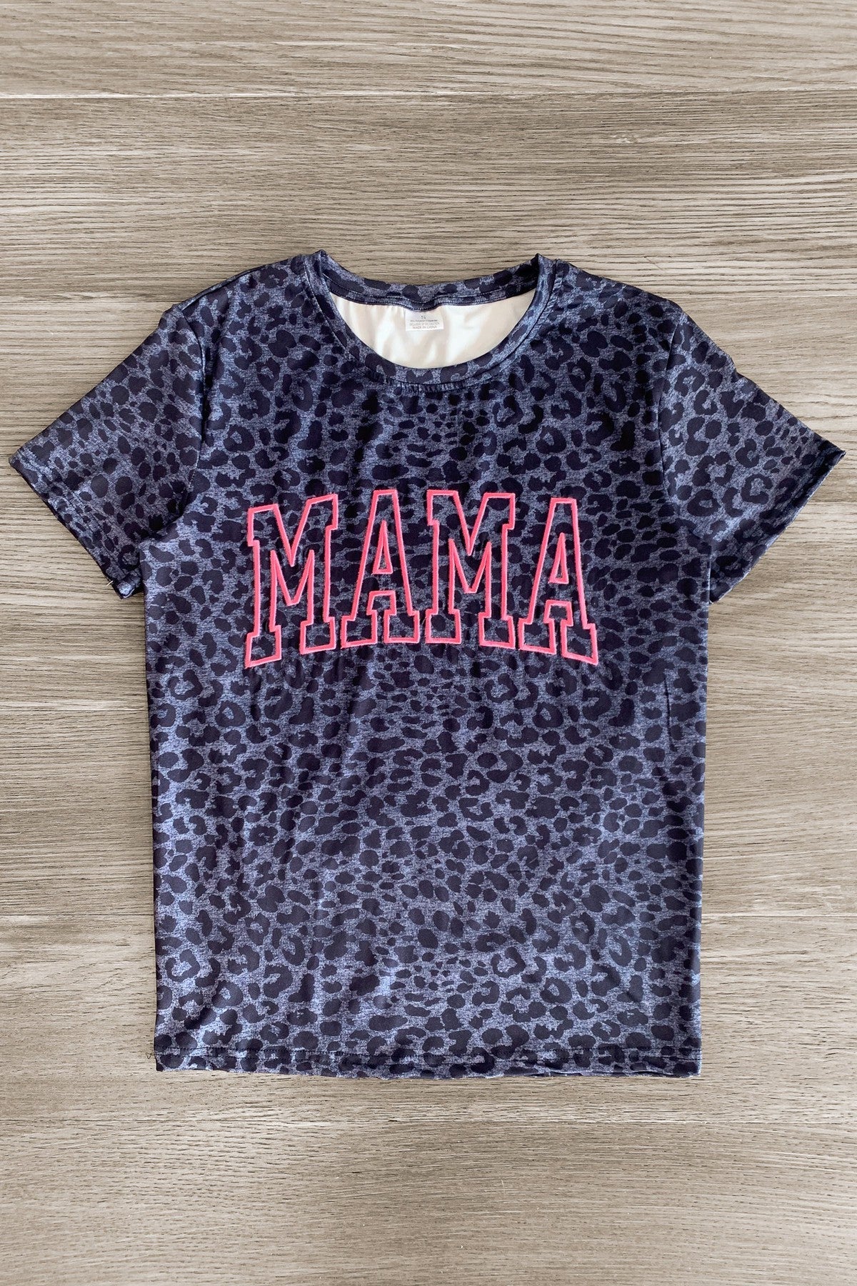 Mom & Me - "Mama & Mini" Navy Leopard Top - Sparkle in Pink