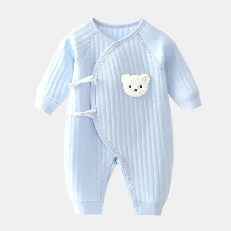 Baby Cozy Bear Long Sleeve Cotton Jumpsuit