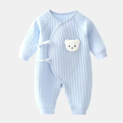 Baby Cozy Bear Long Sleeve Cotton Jumpsuit