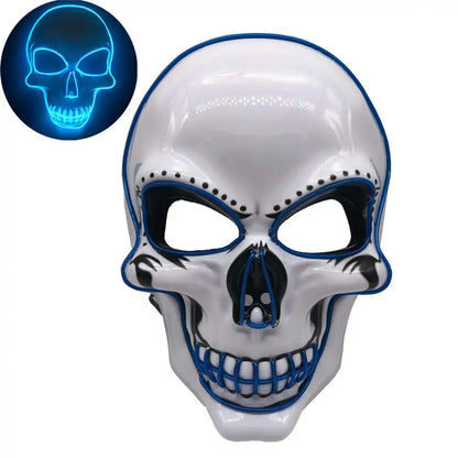 LED Skeleton Halloween Mask