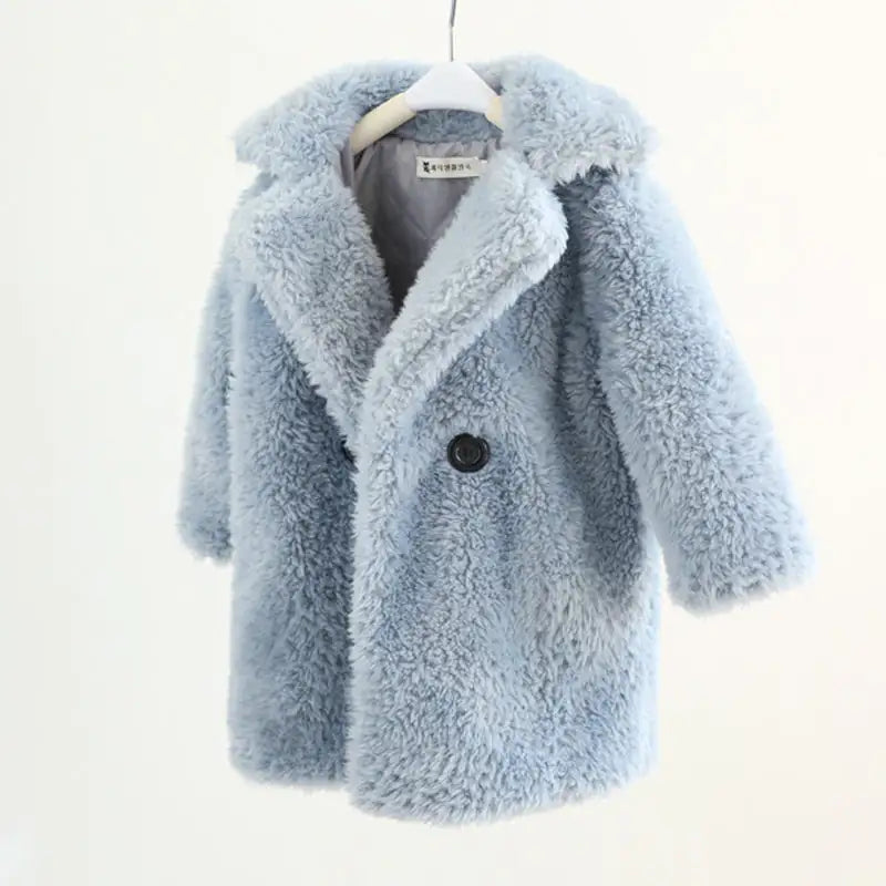 Fur Cashmere Winter Coat