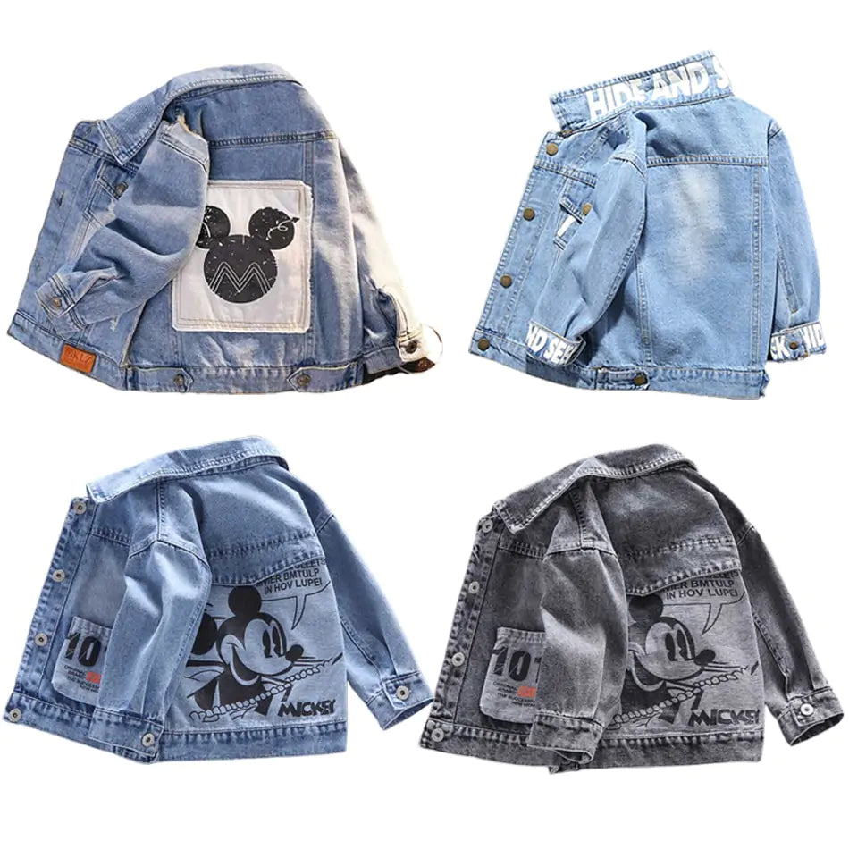 Disney Character Denim And Bomber Jackets