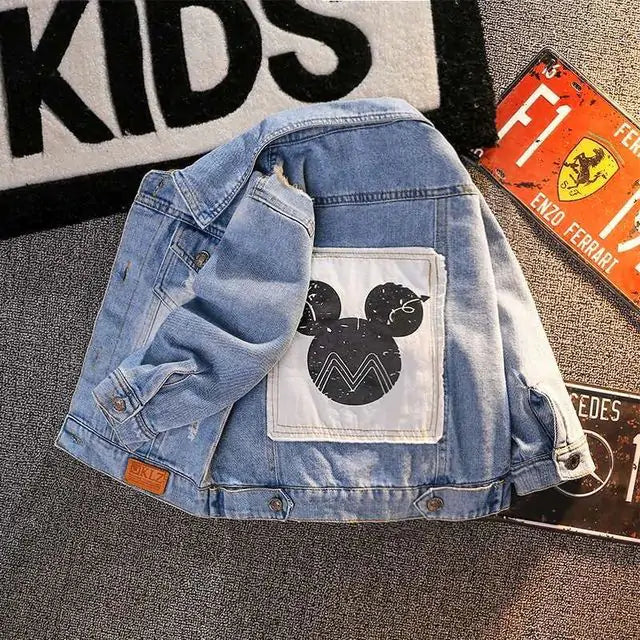 Disney Character Denim And Bomber Jackets