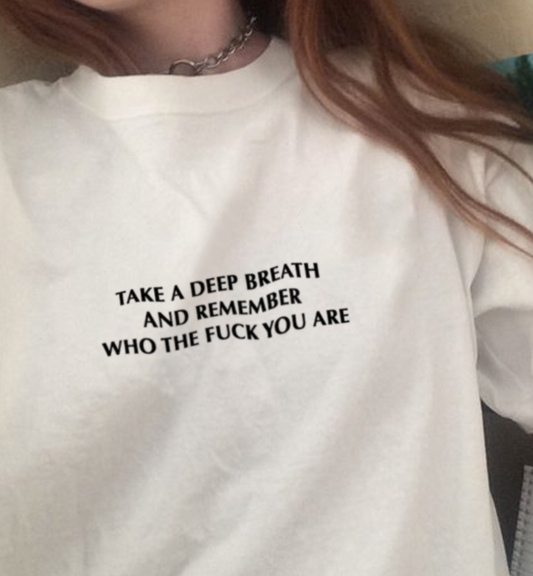 "Take A Deep Breath" Tee by White Market