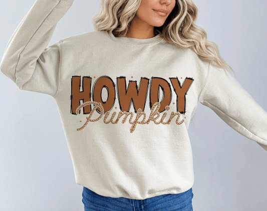 Howdy Pumpkin Sweatshirt