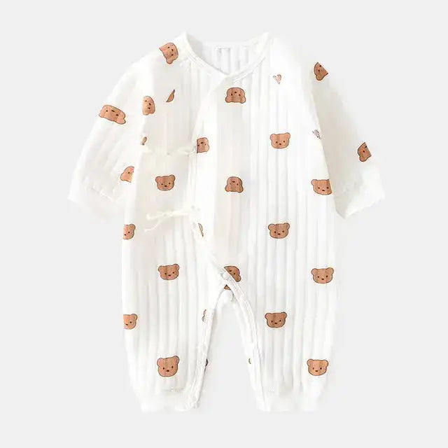 Baby Cozy Bear Long Sleeve Cotton Jumpsuit