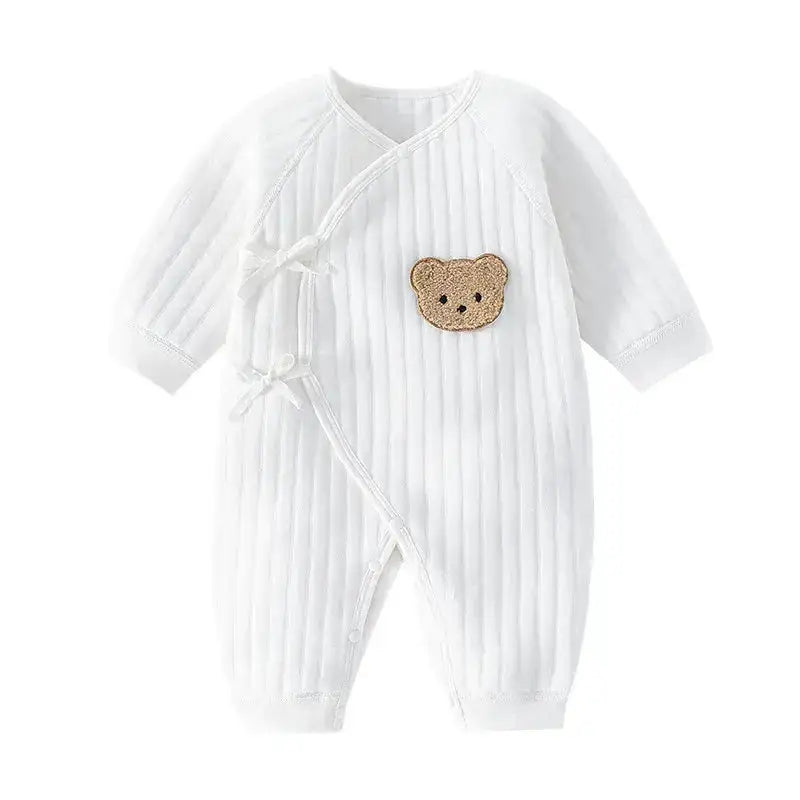 Baby Cozy Bear Long Sleeve Cotton Jumpsuit