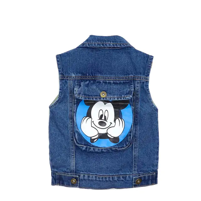 Disney Character Denim And Bomber Jackets