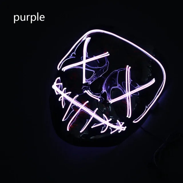 "The Purge" LED Halloween Mask