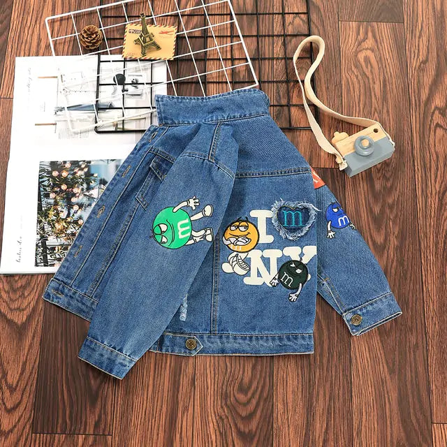 Disney Character Denim And Bomber Jackets