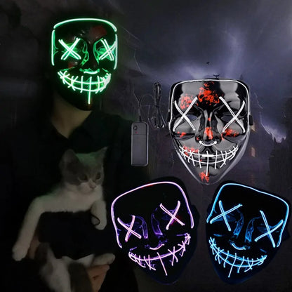 "The Purge" LED Halloween Mask