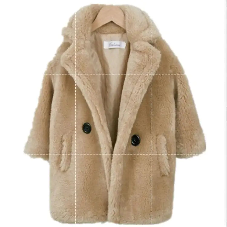 Fur Cashmere Winter Coat