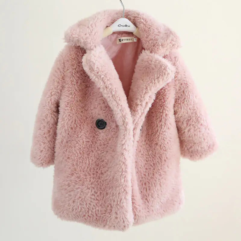 Fur Cashmere Winter Coat