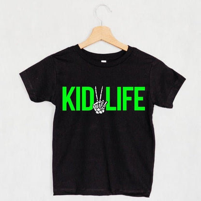 Kidlife Skelly Peace Tee by Sweetees