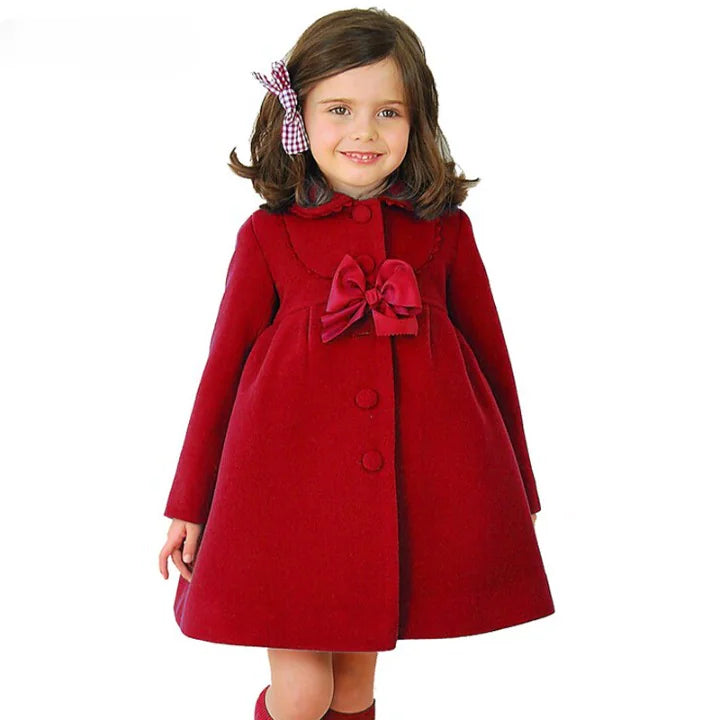 High-Quality Knee High Bow-Tie Coat