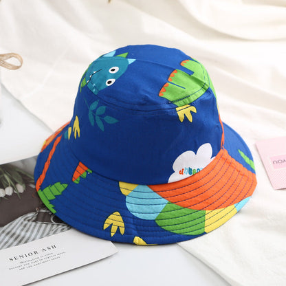 Cartoon Animal & Cactus Pattern Sunshade Bowl Hats by MyKids-USA™