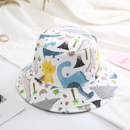 Cartoon Animal & Cactus Pattern Sunshade Bowl Hats by MyKids-USA™