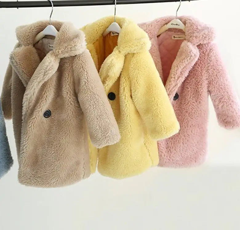 Fur Cashmere Winter Coat