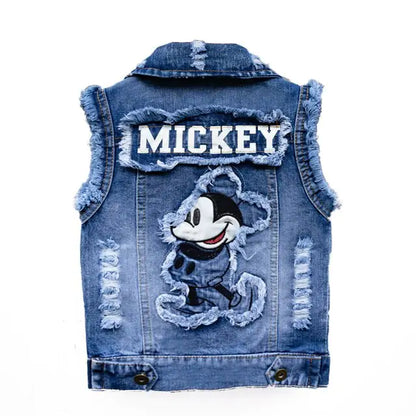 Disney Character Denim And Bomber Jackets